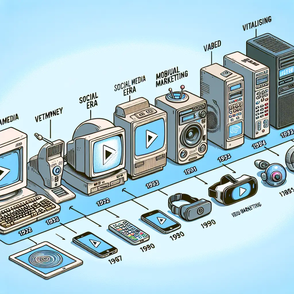 Representation of The Evolution of Video Marketing in the Digital Age