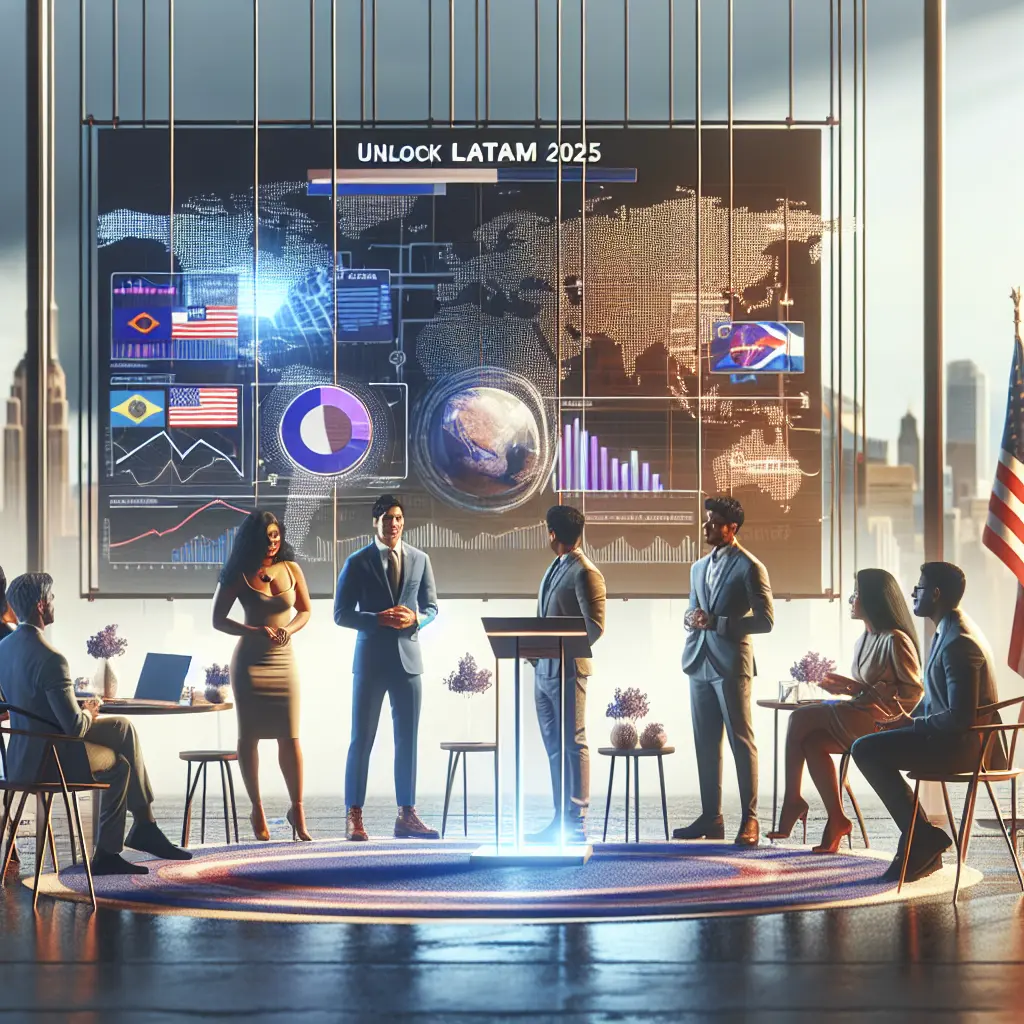 Representation of Unlock Latam 2025: Líderes de comercio electrónico se reúnen en Nueva York para discutir la expansión de marcas estadounidenses en América Latina